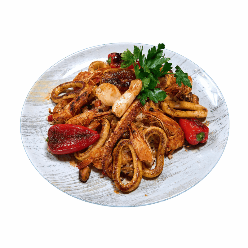 Platou grill cu fructe de mare